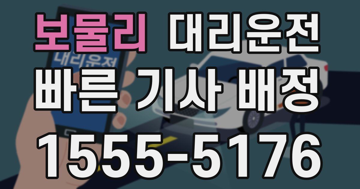 일일대리기사