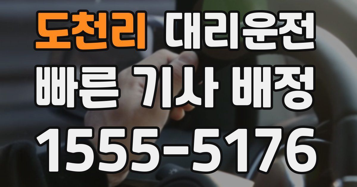 일일대리기사