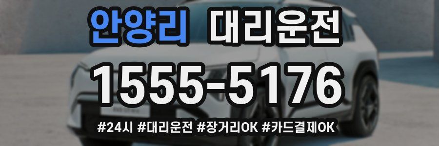 안양리 대리운전