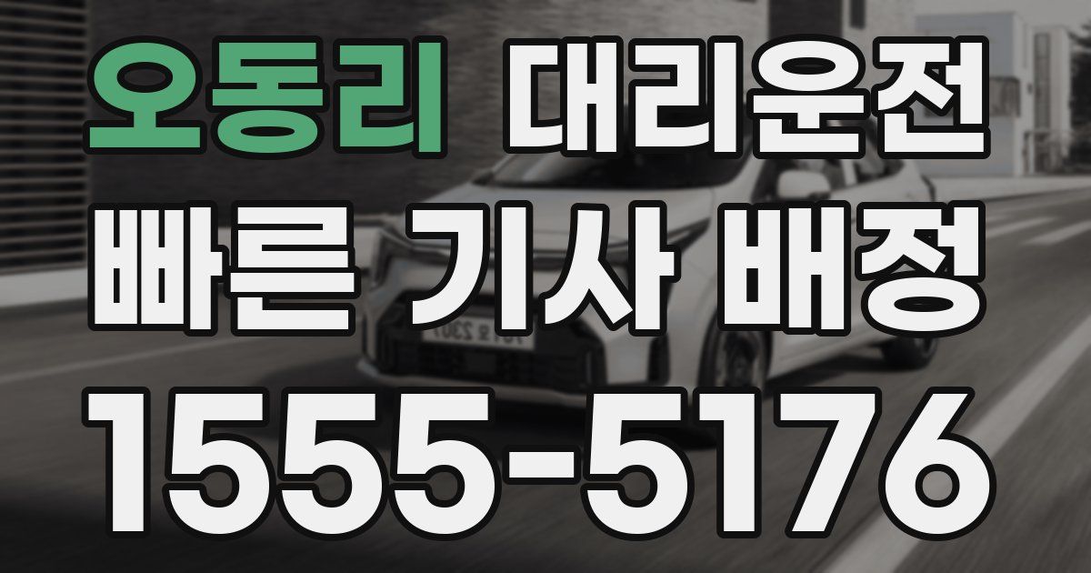 일일대리기사