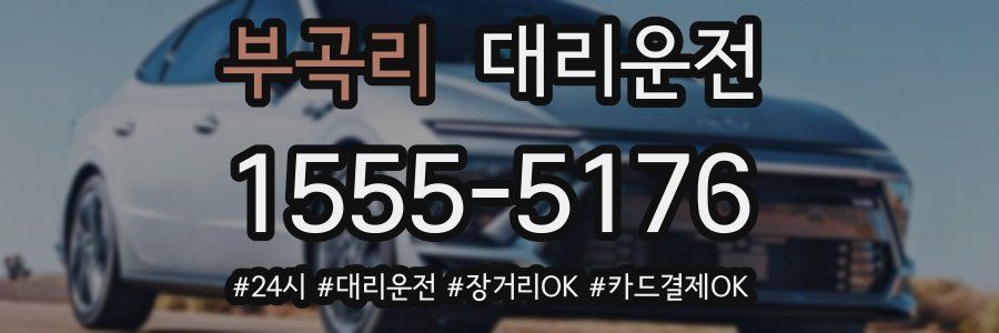 부곡리 대리운전