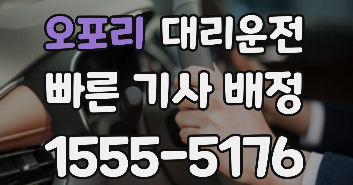 일일대리기사