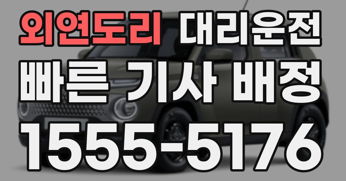일일대리기사