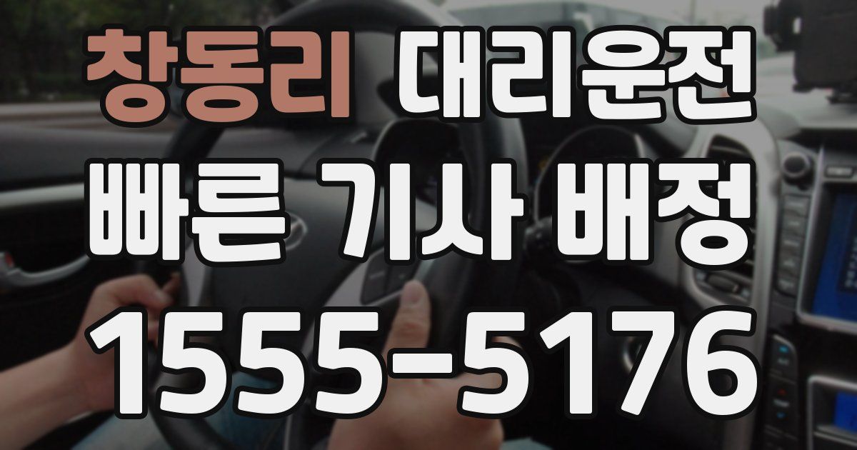 일일대리기사