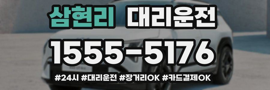 삼현리 대리운전