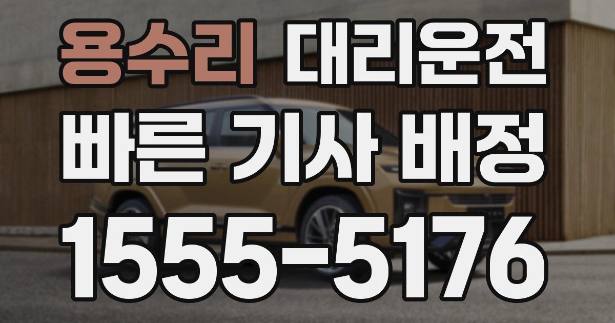 일일대리기사