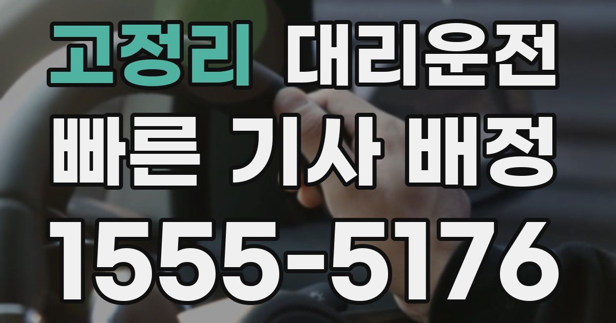 일일대리기사