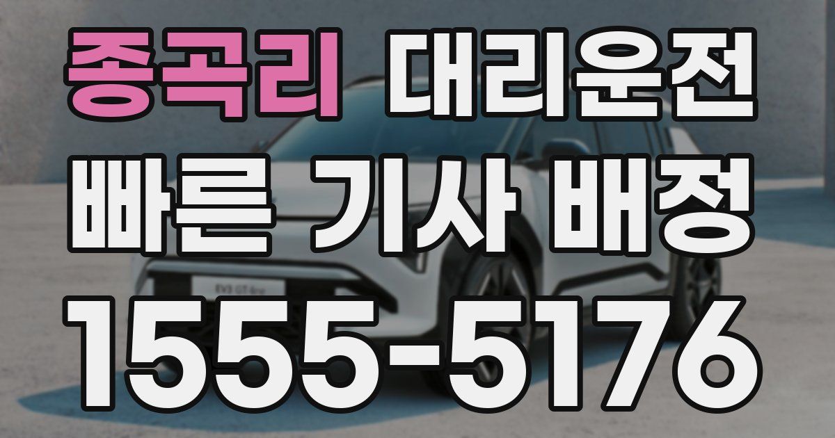 일일대리기사