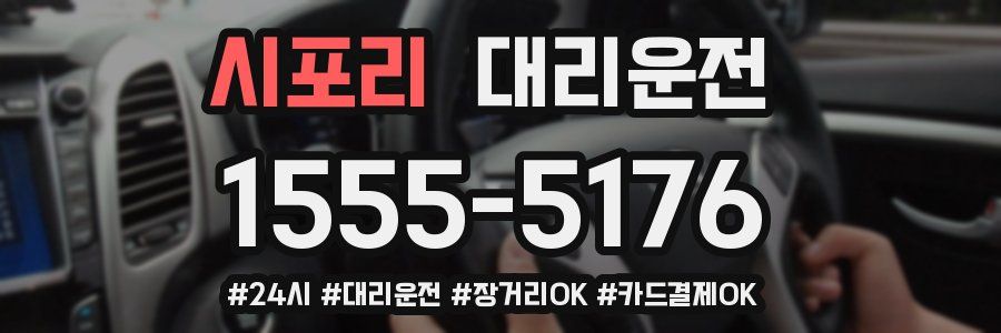 시포리 대리운전