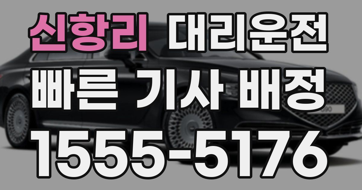 일일대리기사