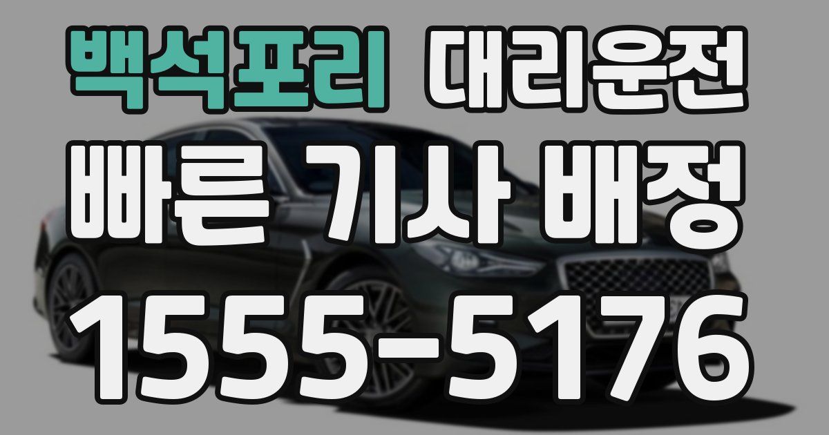 일일대리기사