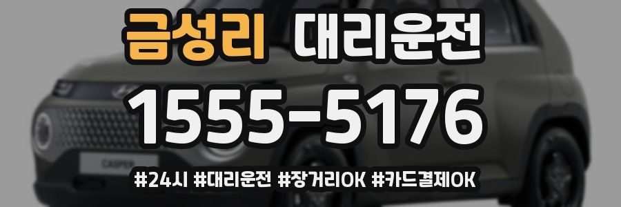 금성리 대리운전