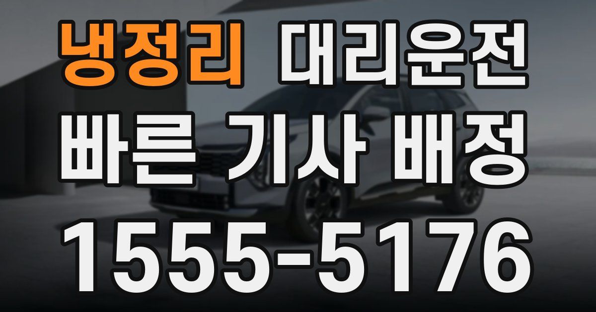 일일대리기사