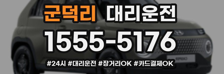 군덕리 대리운전