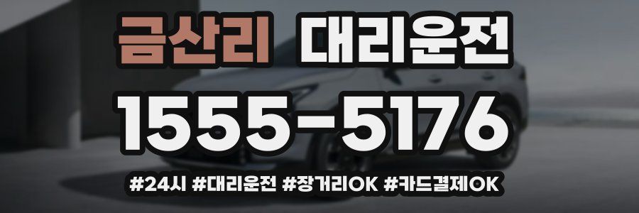 금산리 대리운전