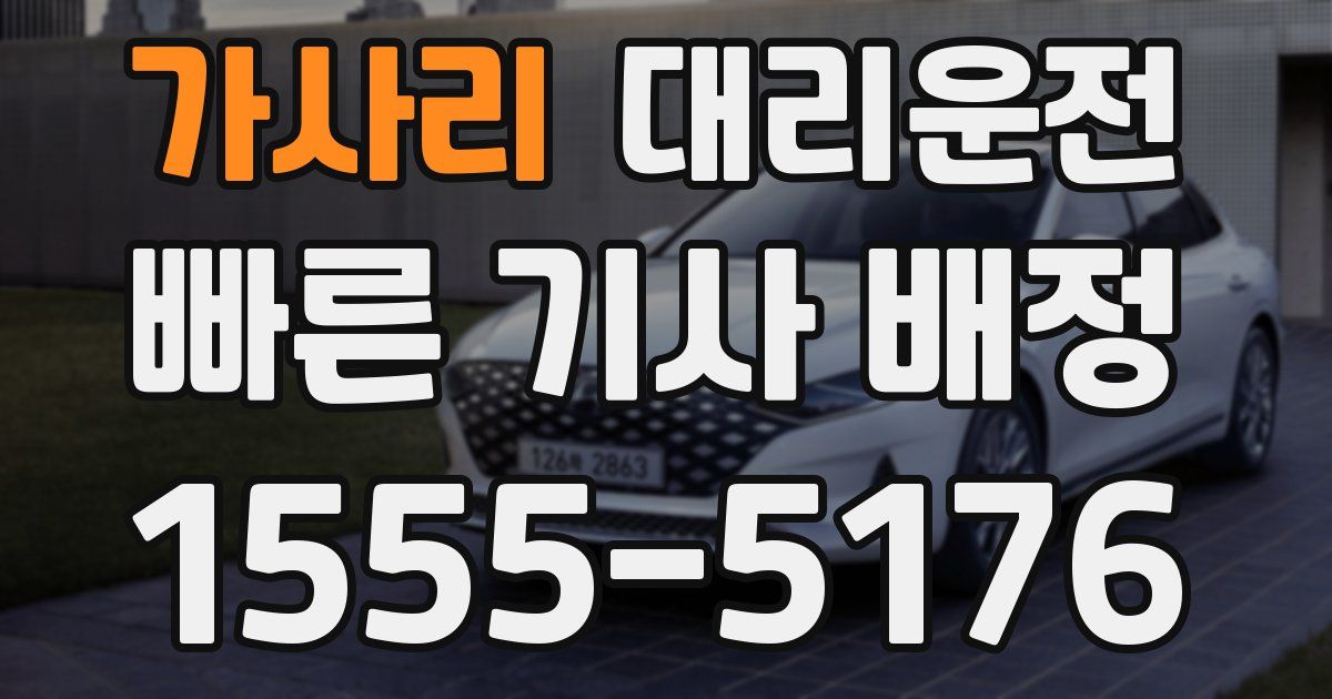 일일대리기사