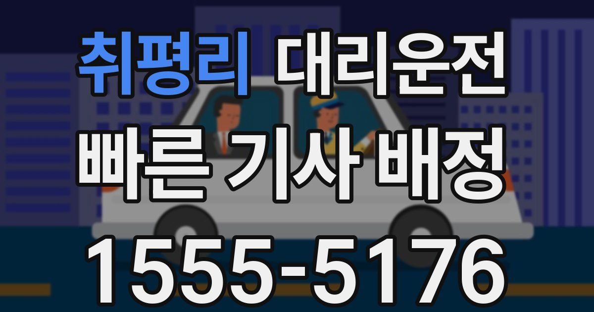 일일대리기사