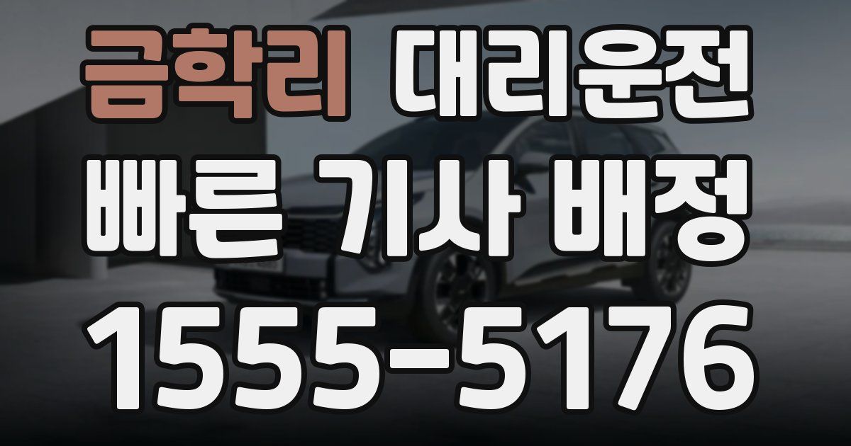 일일대리기사