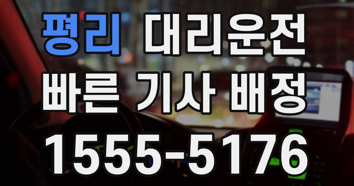 일일대리기사