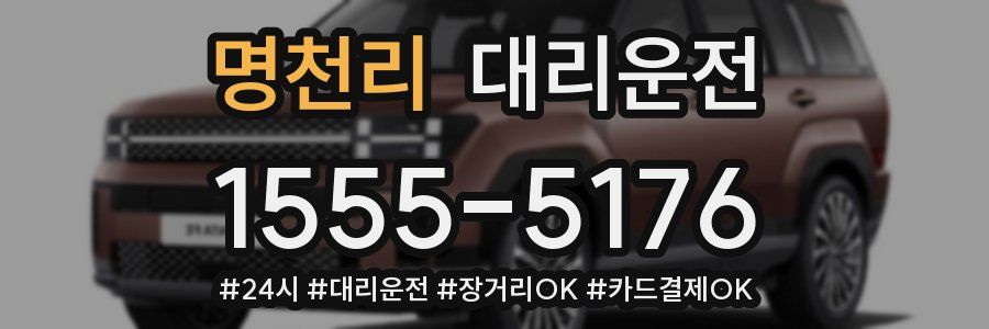 명천리 대리운전