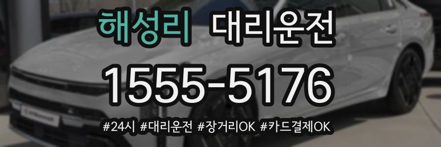 해성리 대리운전