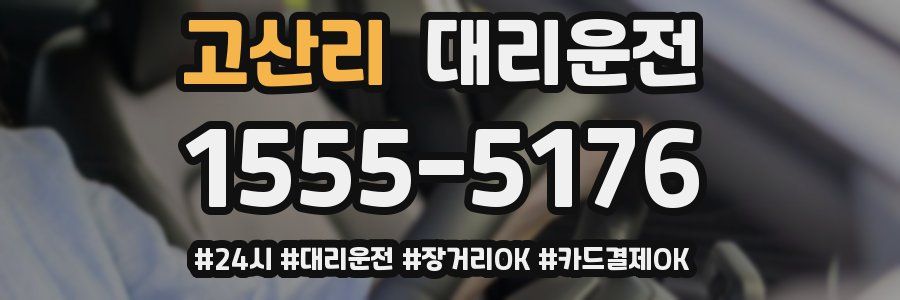 고산리 대리운전