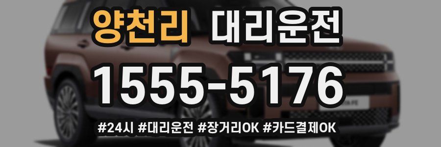 양천리 대리운전