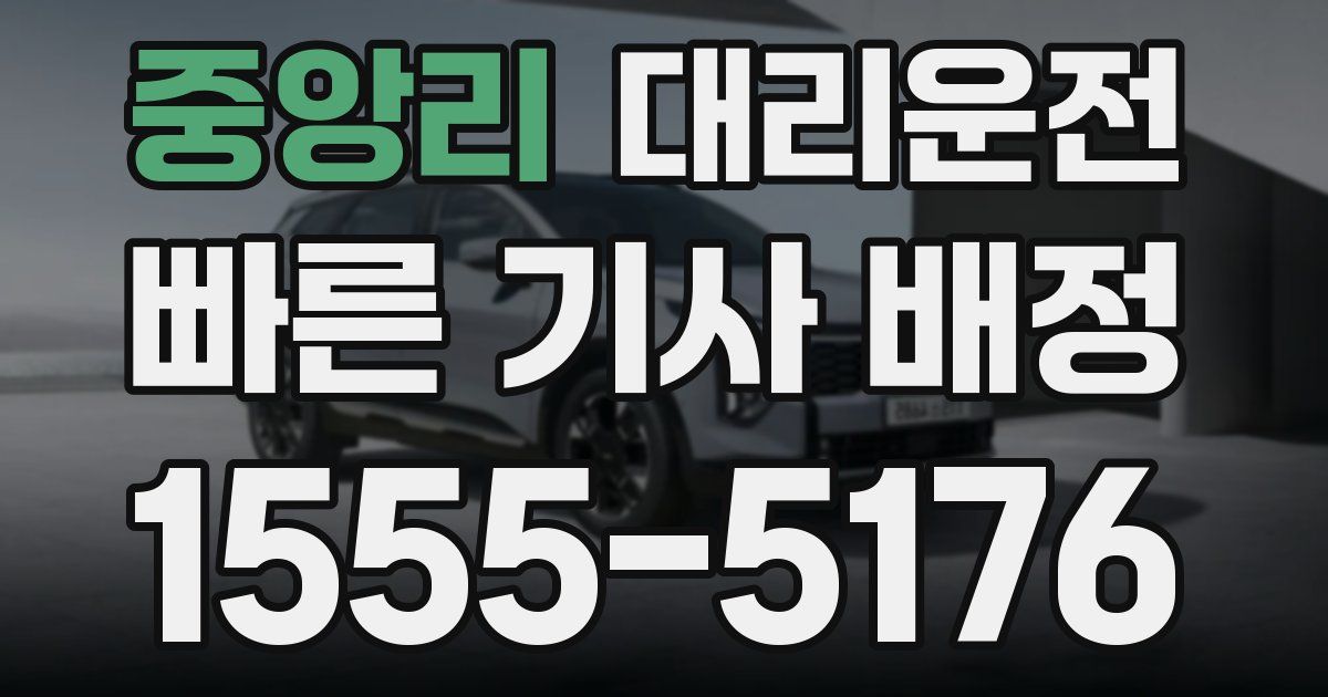 일일대리기사