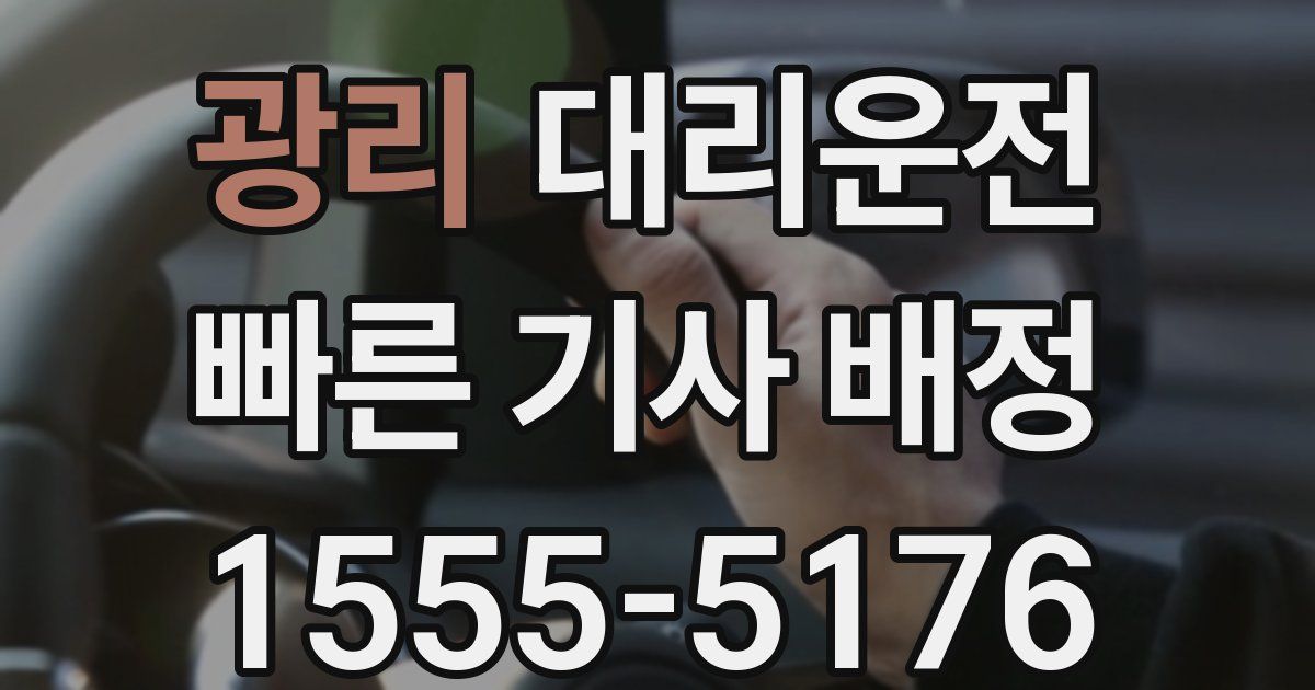 일일대리기사