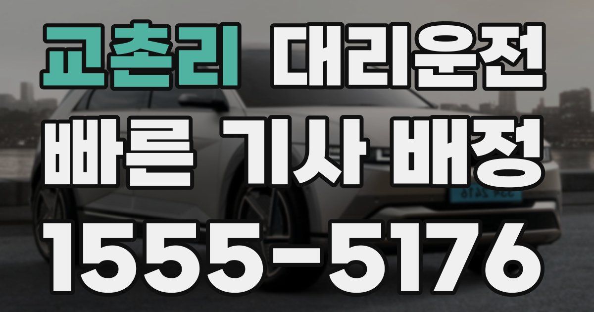 일일대리기사