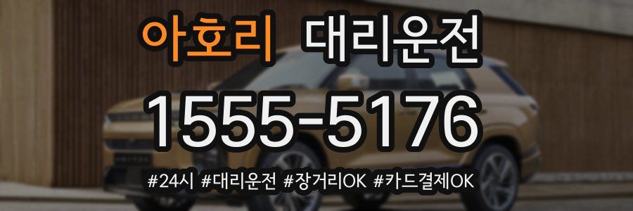 아호리 대리운전