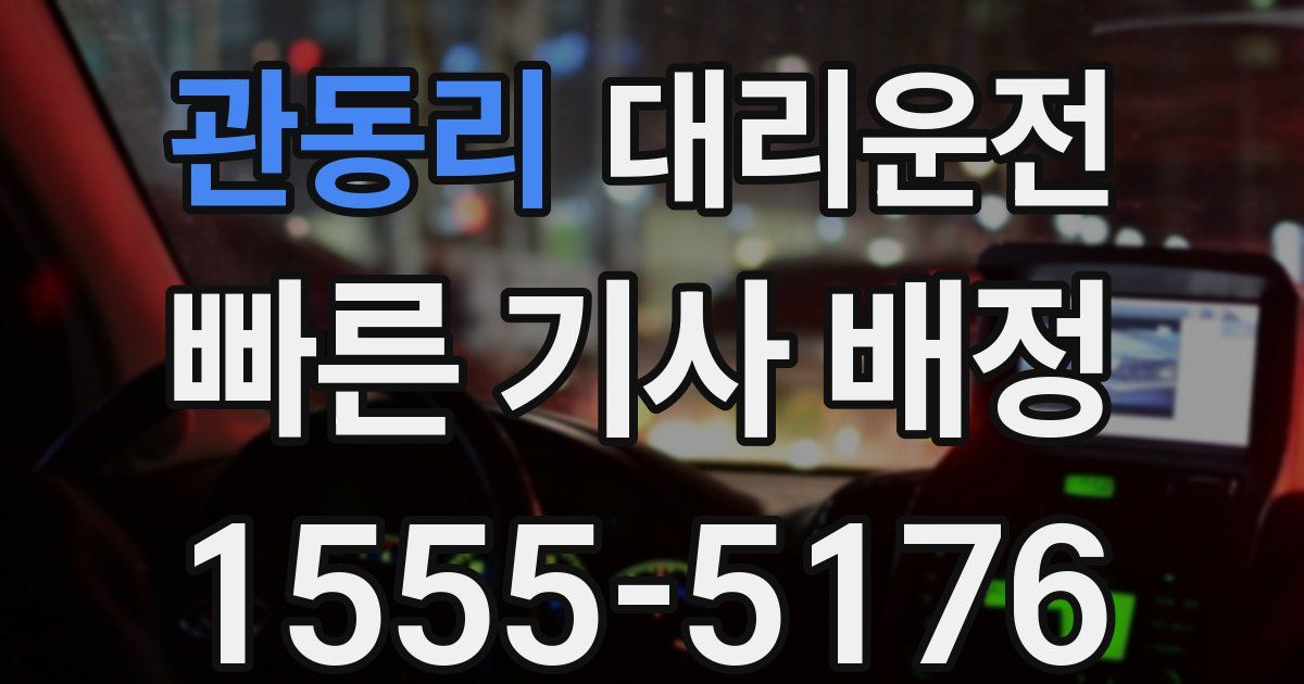 일일대리기사