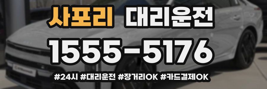 사포리 대리운전