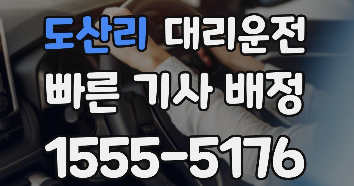 일일대리기사