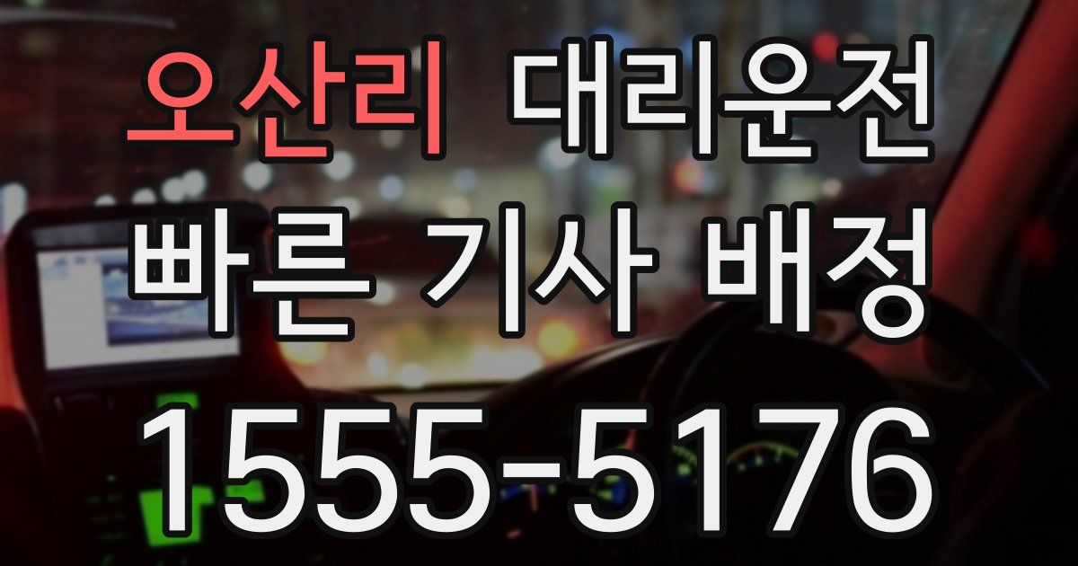 일일대리기사