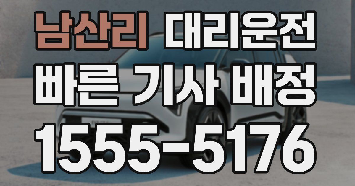 일일대리기사