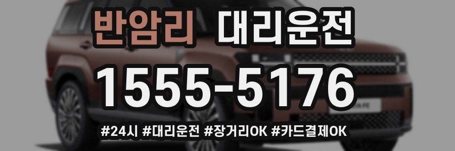 반암리 대리운전