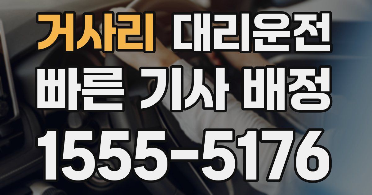 일일대리기사