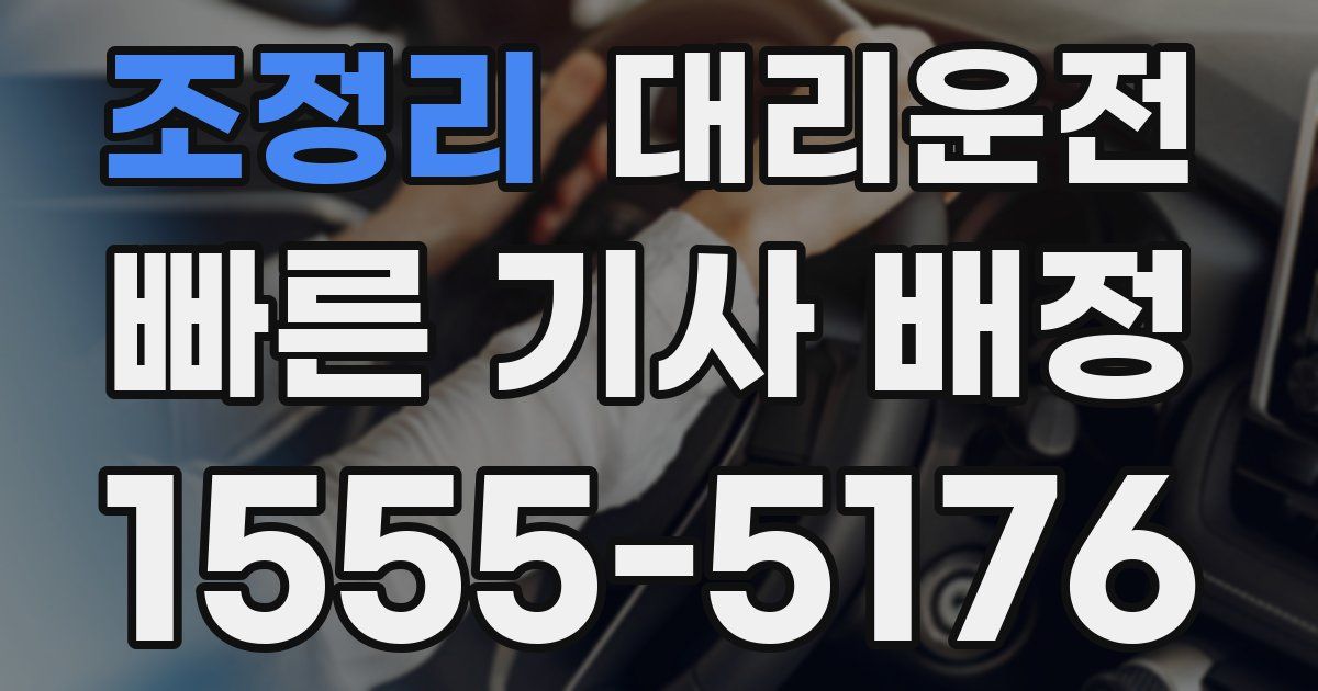 일일대리기사