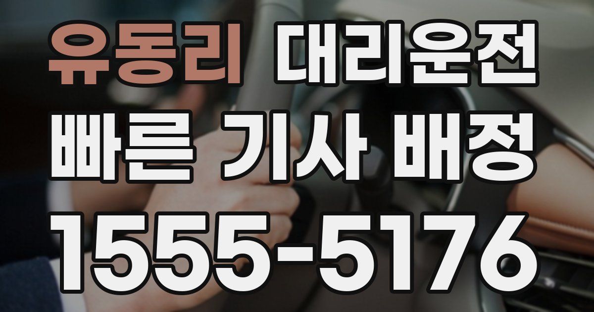 일일대리기사