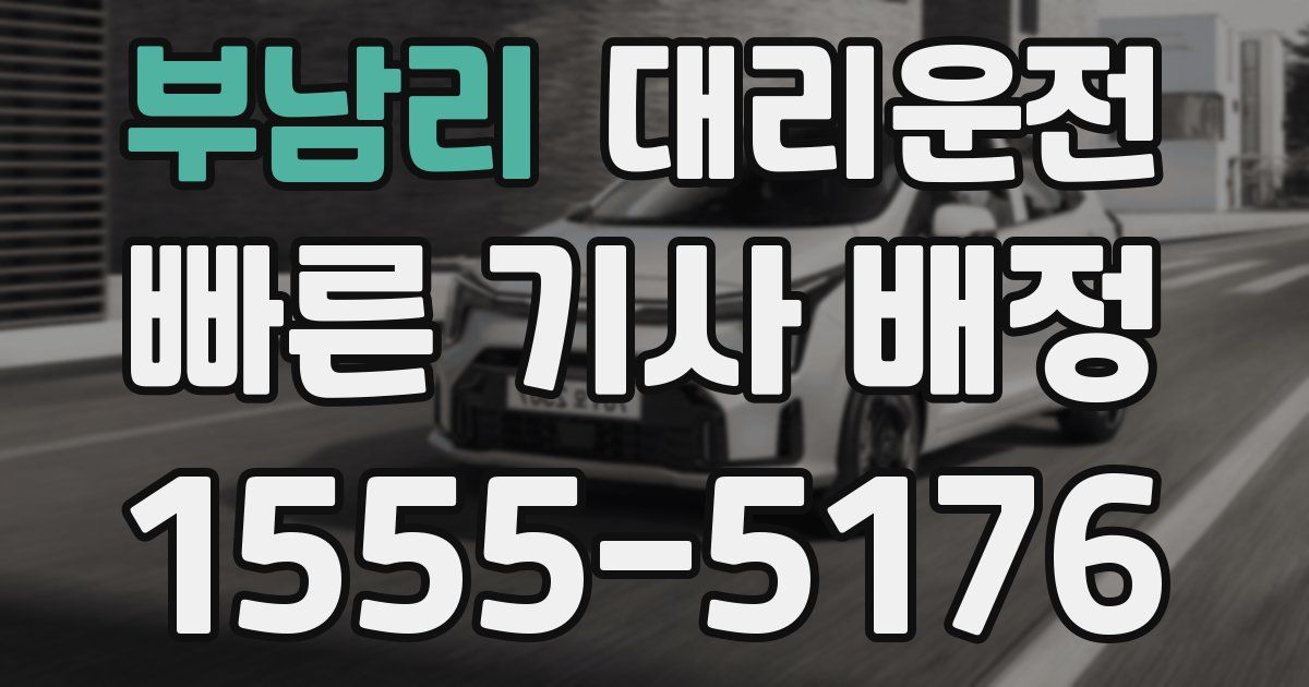 일일대리기사
