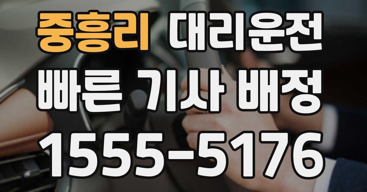 일일대리기사