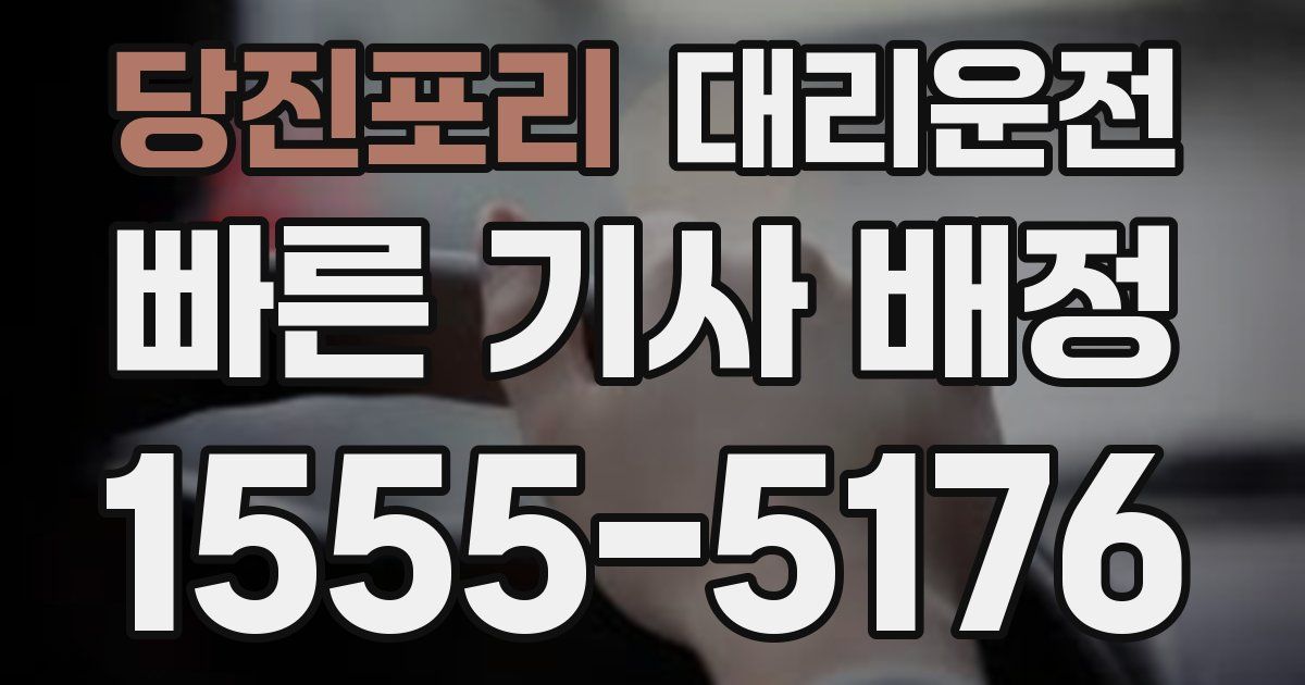 일일대리기사