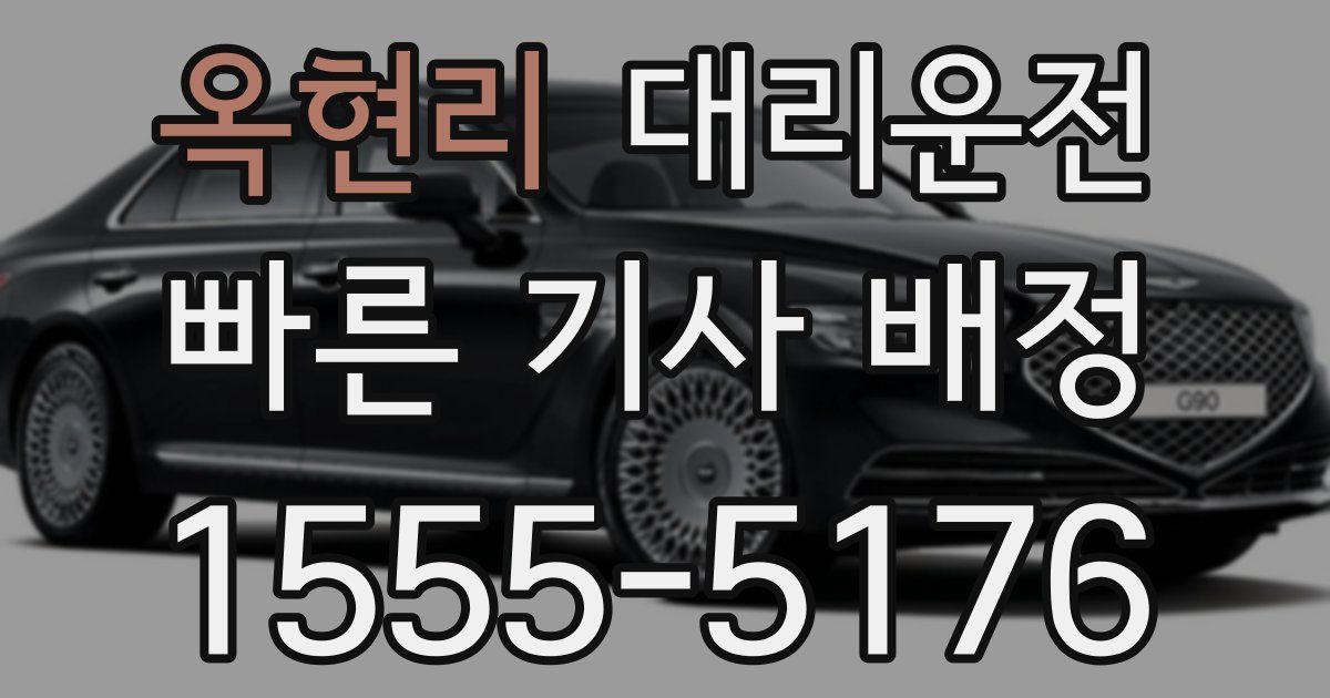 일일대리기사