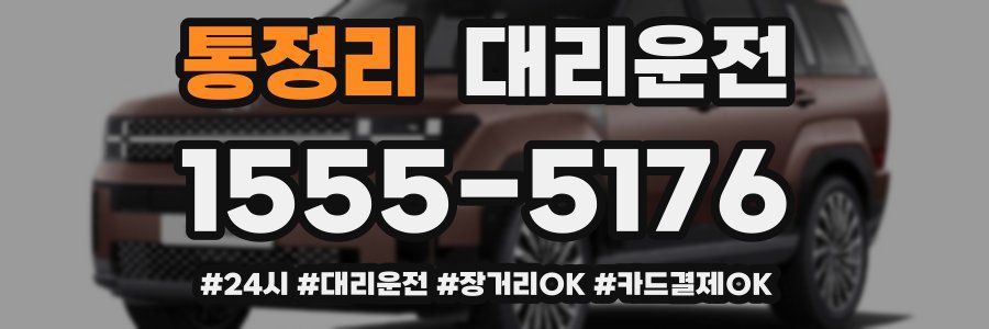 통정리 대리운전