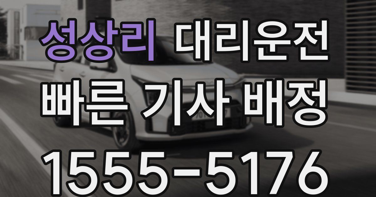 일일대리기사