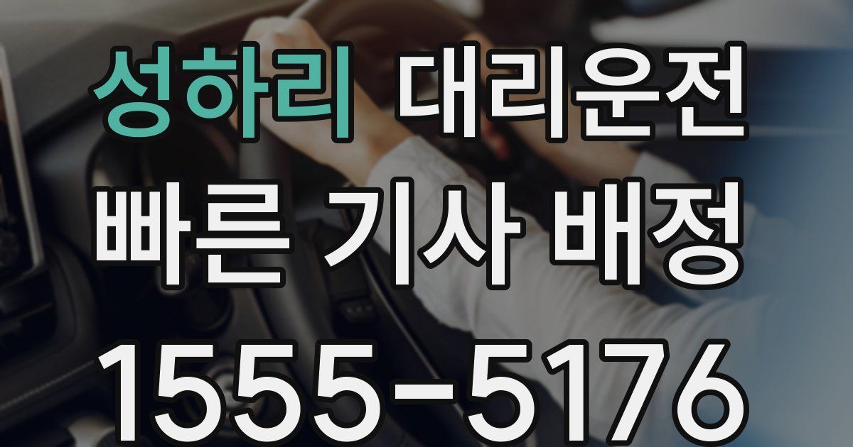 일일대리기사