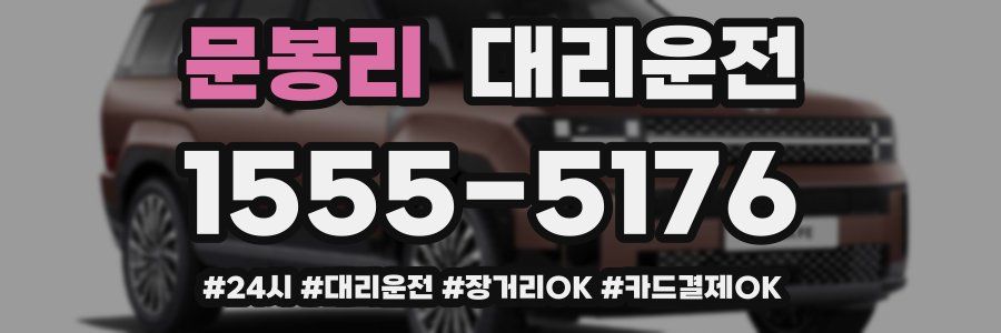 문봉리 대리운전