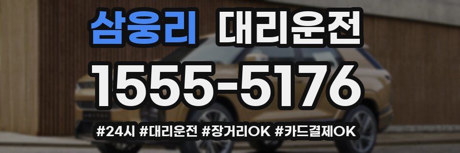 삼웅리 대리운전