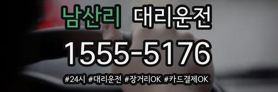남산리 대리운전